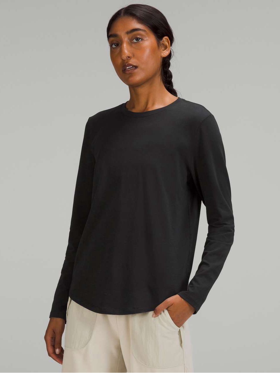 Lululemon Love Long-Sleeve Shirt - Vguc - Size 12- Black